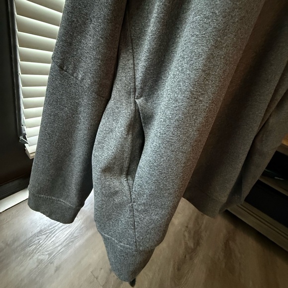 Lululemon Men's City Sweat Thermo Heathered Light Cast Gray Hoodie Shirt Large - Picture 5 of 11